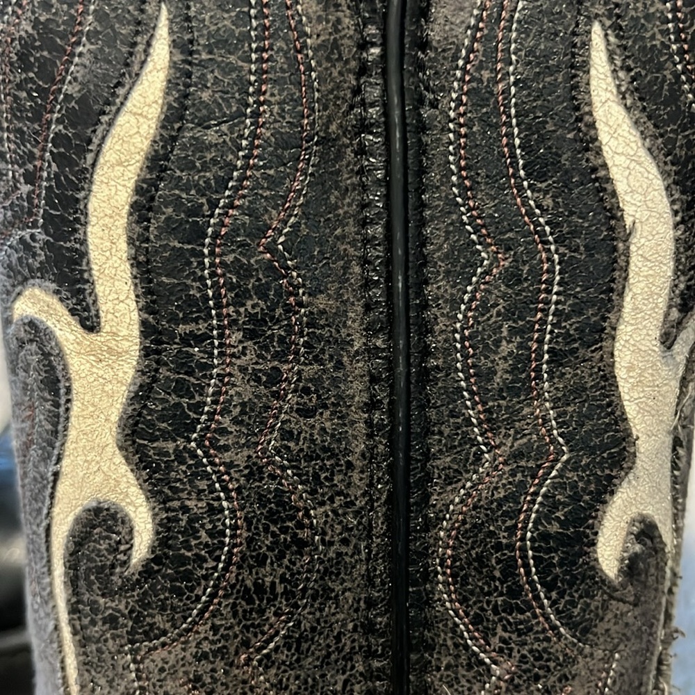 Laredo Black Cowboy Boots - Picture 3 of 4